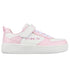 Sneakers bianche da bambina con dettagli rosa Skechers Sport Court 92, Brand, SKU s342500272, Immagine 0